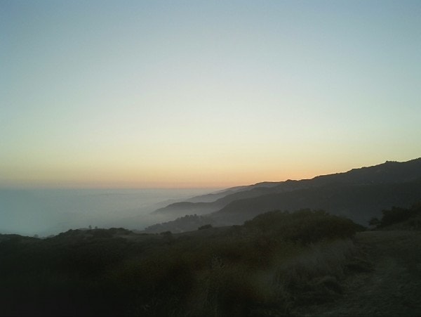 Pacific coast sunset